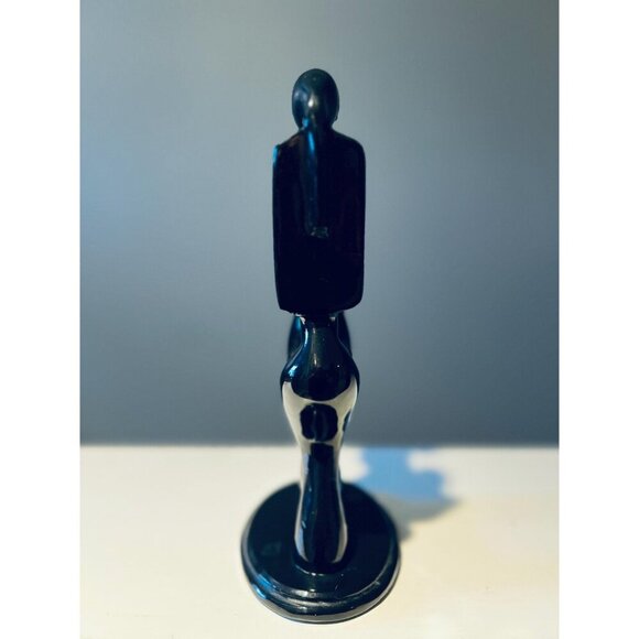 Forever Love – Black Marble Sculpture - 10” Tall - Picture 5 of 8